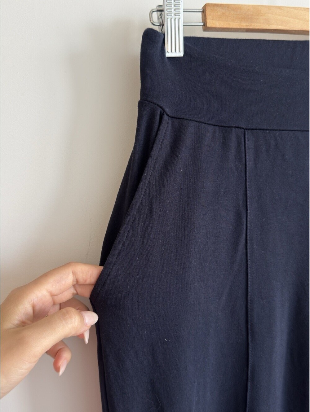 Encircled The Wanderer Slim Leg Pant Navy Blue Micromodal Made In Canada S — image 5 of 8